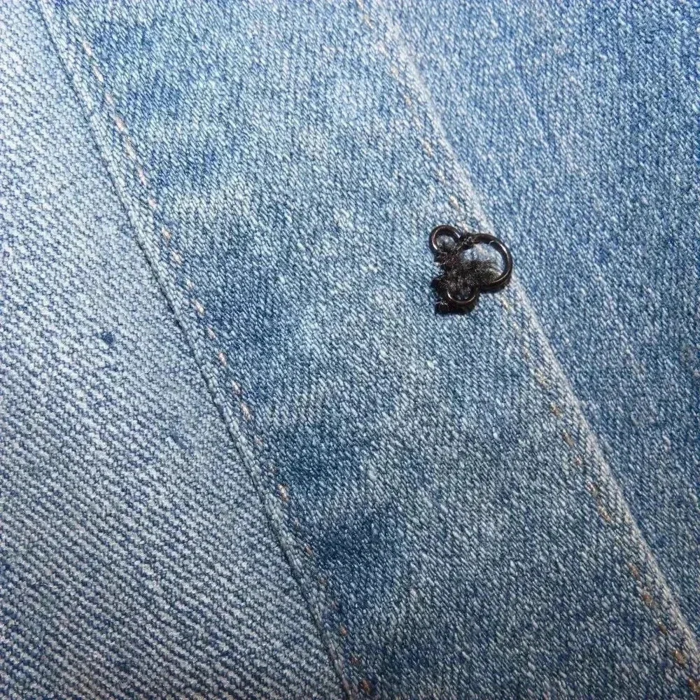 Live A Little Denim Jean Jacket Rhinestone Bling Size M NWT - Picture 5 of 9